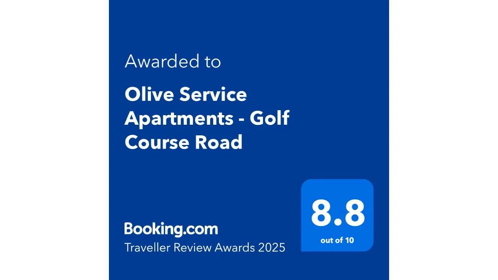 Olive Service Apartments - Golf Course Road